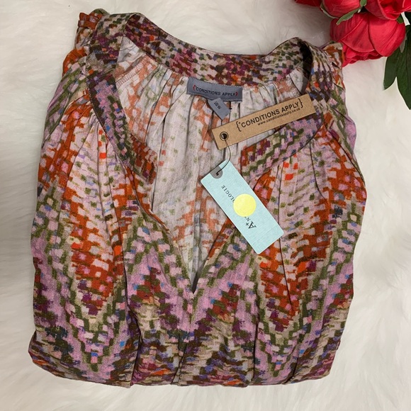 Anthropologie conditions apply puff sleeved maxi dress - Picture 7 of 10